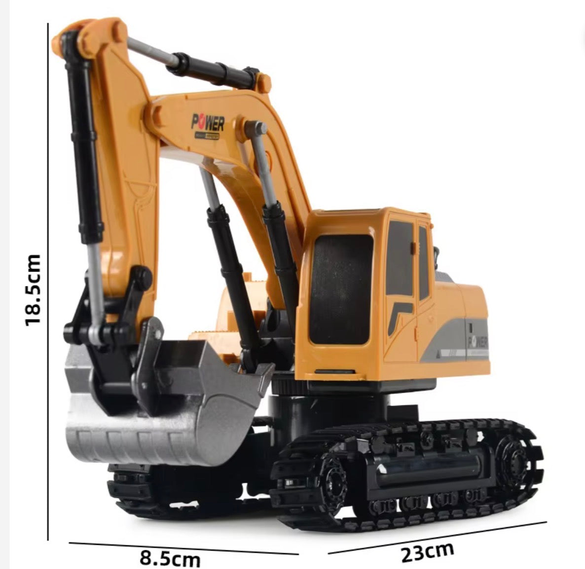 Remote Control Excavator Toy Truck | 1:22 Scale Construction RC Vehicle with Rechargeable Battery