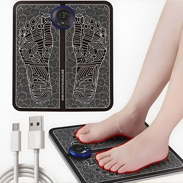 EMS Foot Massager Electric Mat Portable Folding Feet Massage