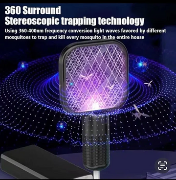 Mini USB Portable Electric Mosquito Racket with UV Light