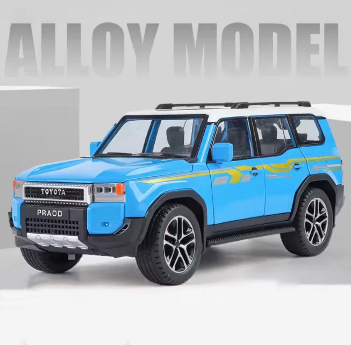 1:24 Diecast Toyota Land Cruiser Prado LC250 Model Car