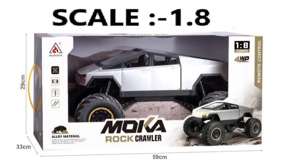 1:8 RC Alloy Tesla Pickup Rock Crawler Truck