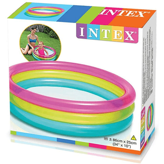 Intex Rainbow Baby Pool - 34" x 10"