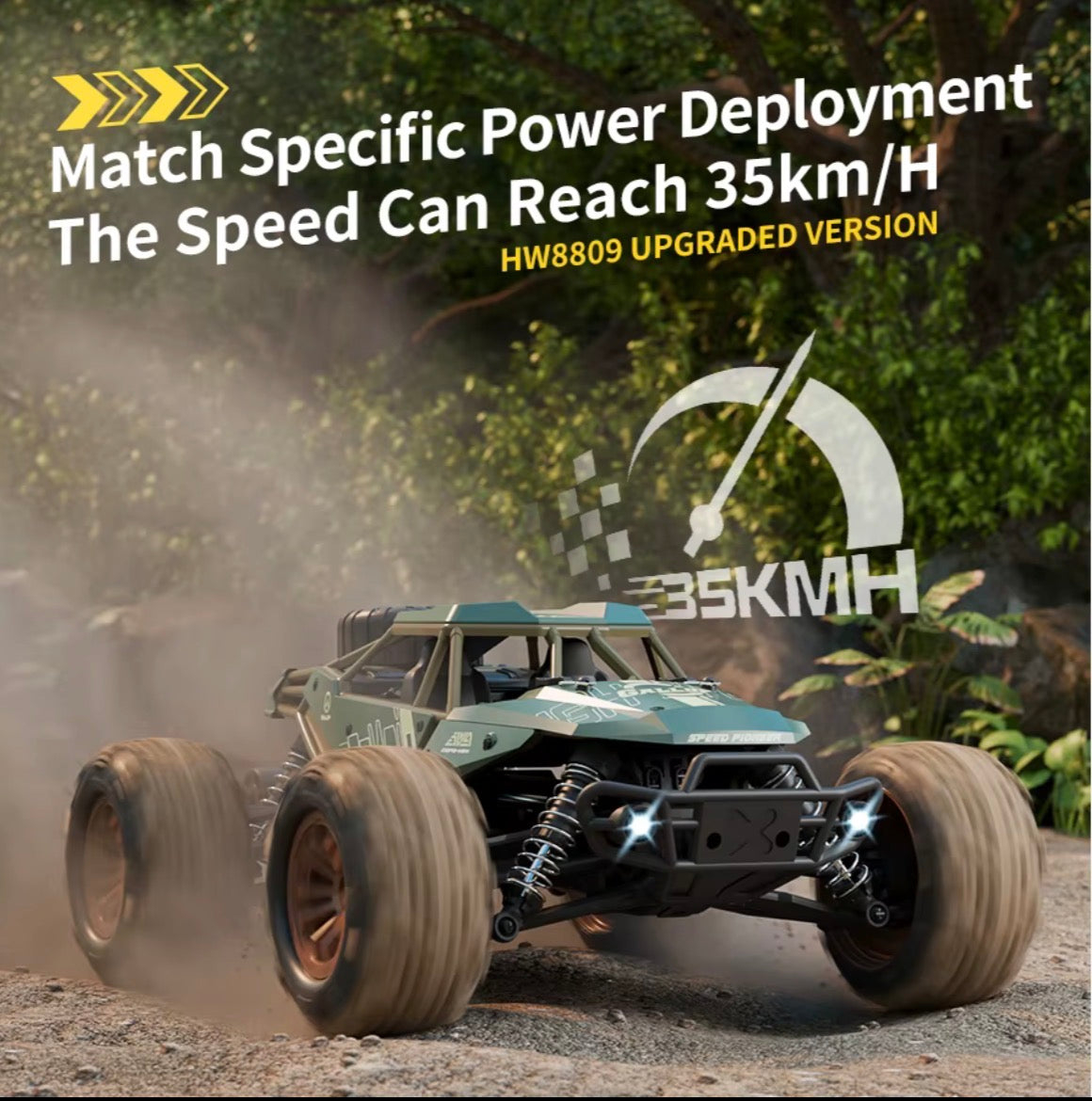 35 km/h High Speed 4WD Electric Remote Controlled