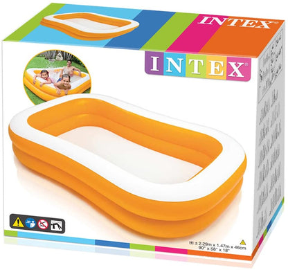 Intex Mandarin Swim Center Family Swimming Pool - 90"x58"x18"