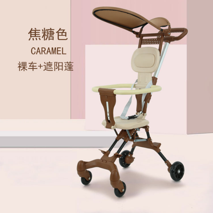 Premium Foldable Buggy Baby Stroller With Sunshade