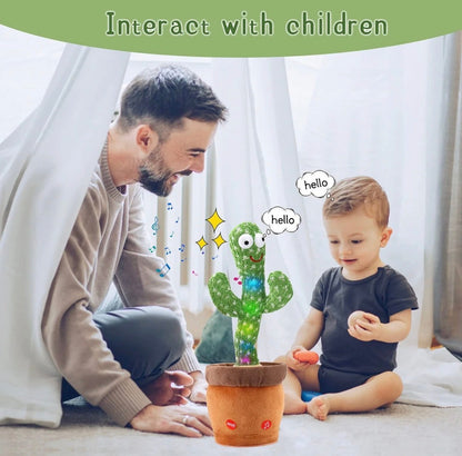 Dancing Cactus Toy | Singing, Dancing & Voice Repeating Fun