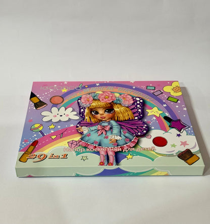 29-in-1 Kids Makeup Kit with Mirror – Fun & Creative Beauty Set for Girls