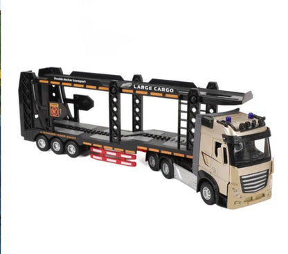 1:24 RC 2.4GHz Diecast Double-Layer Cargo Truck – Remote Control Large Truck Toy