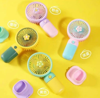 Flower Handheld Portable Small Fan