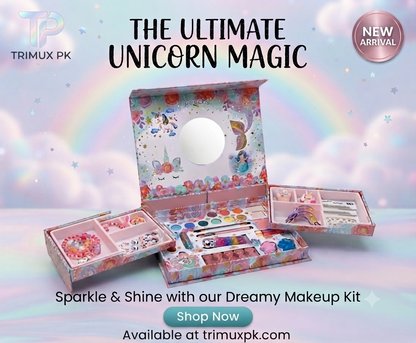 "Ultimate Unicorn Magic" Makeup Kit - A Fantasy World for Little Princesses