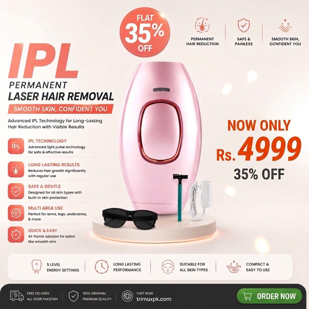 IPL Laser Hair Removal Handheld Device Kit