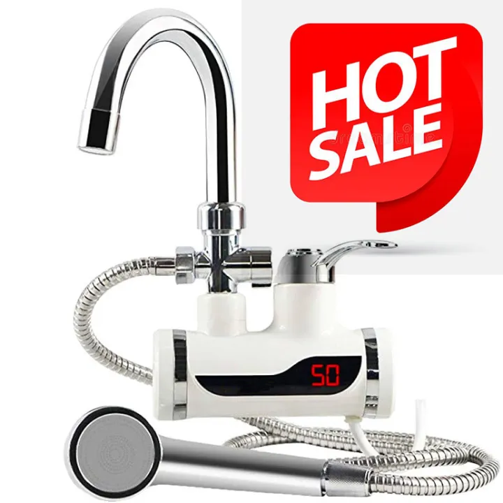 Instant electric water heater tap