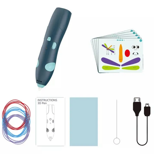 3D Pen for 3D Printing, Drawing Pen, USB 3D pen plus with safe filament
