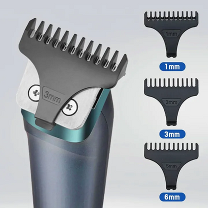 Daling DL-9218 Professional 3-in-1 Cordless Grooming Machine - Hair, Beard & Shave