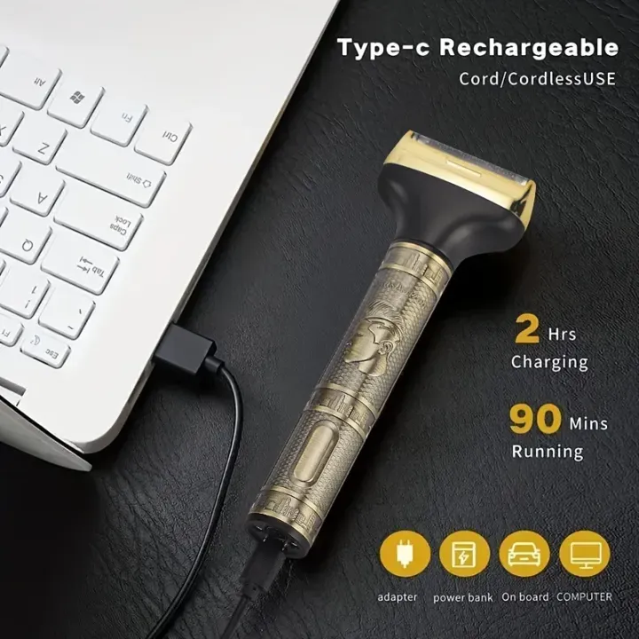 3 IN 1 PROFESSIONAL T9 DRAGON STYLE TRIMMER FOR MEN - THE ULTIMATE GROOMING SOLUTION
