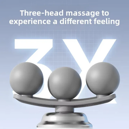Electric Massage Gun - 9 Interchangeable Heads - Type-C Rechargeable Deep Tissue Body Massager for Pain Relief