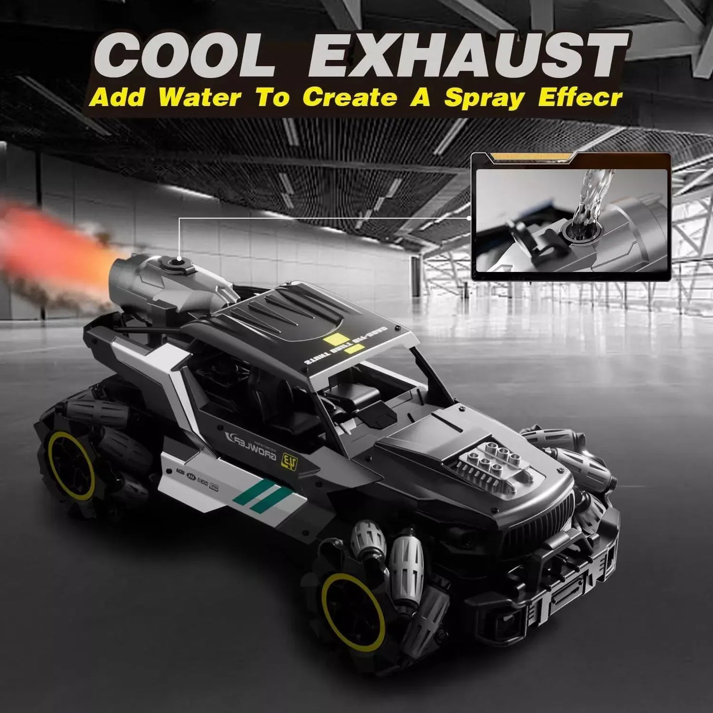 2.4GHz RC 4WD Growler Stunt Drift Car With Smoke