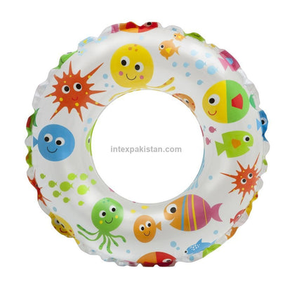 INTEX Lively Rrint Swim Ring ( 20" )