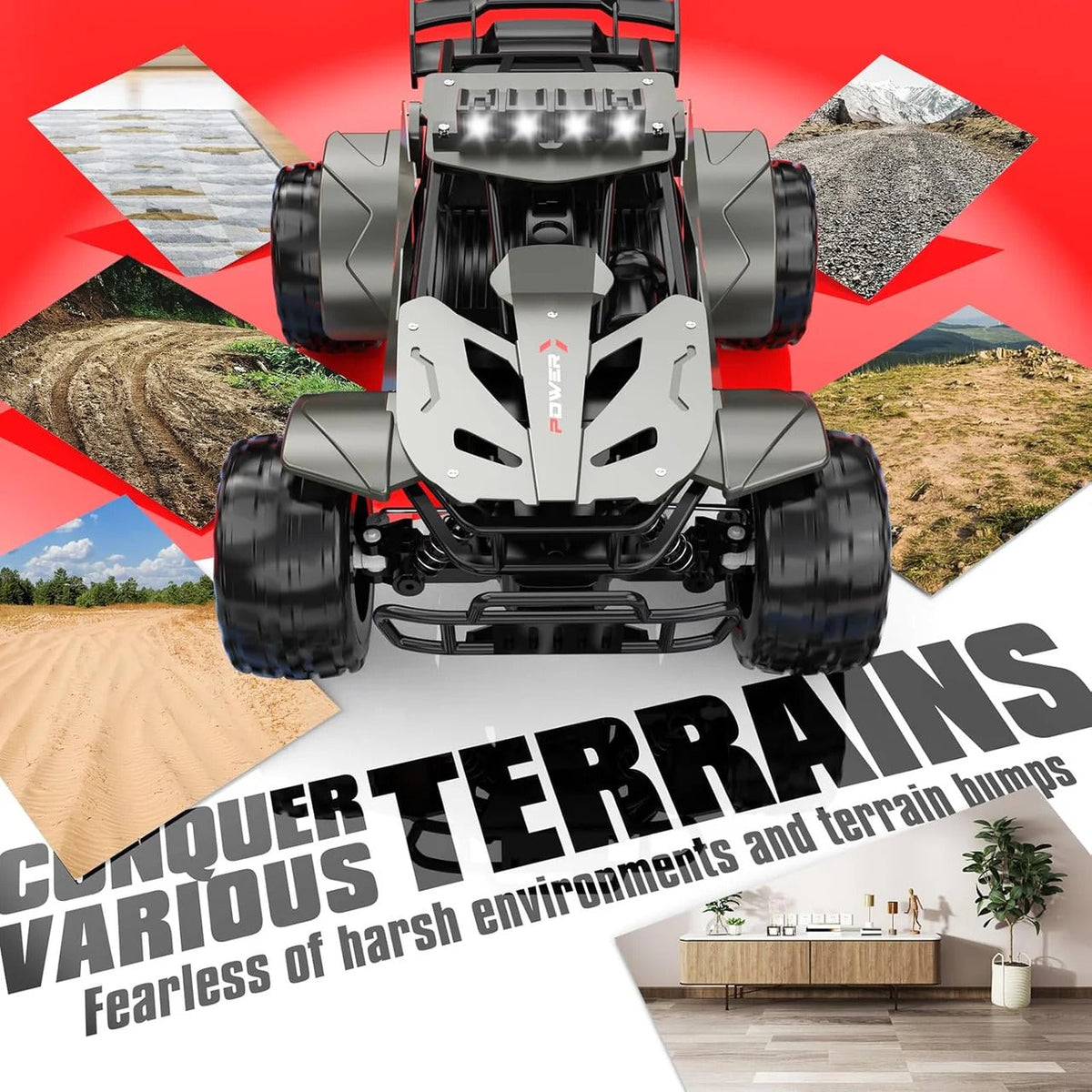 2.4GHz RC Alloy Off-Road Racing Model