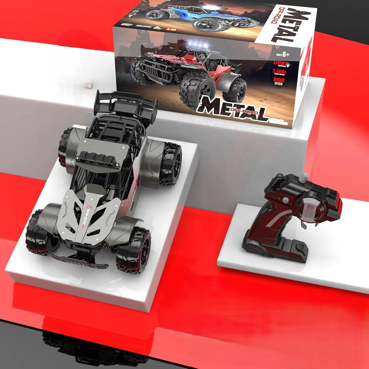 2.4GHz RC Alloy Off-Road Racing Model