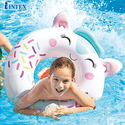 INTEX 33"x30" Cute Animal  Kids Swimming Ring Tube - Assortment